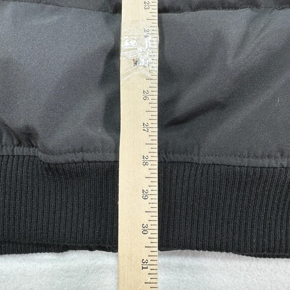 Levi's Jacket Mens 2XL Black Puffer Faux Fur Hood Button Front Winter Warm Prep